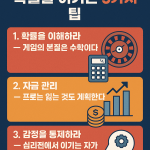 하이베팅 vs 로우베팅: 당신의 슬롯 노하우는