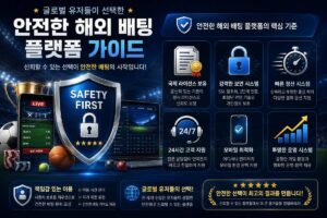 글로벌 유저들이 선택한 안전한 해외 배팅 플랫폼 가이드