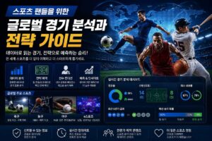 스포츠 팬들을 위한 글로벌 경기 분석과 전략 가이드