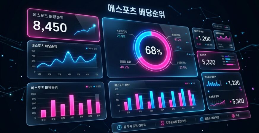 에스포츠 배당순위