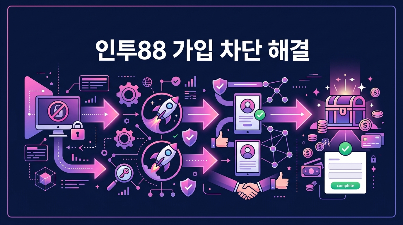 인투88 가입 차단 해결