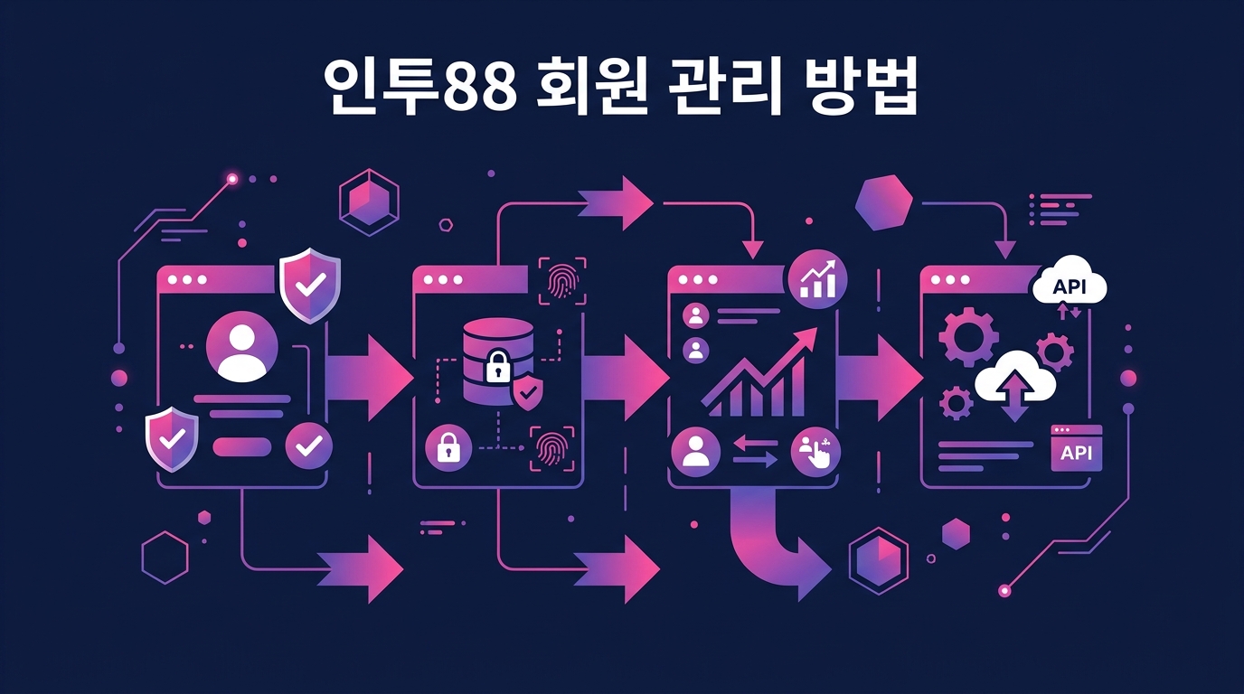 인투88 회원 관리 방법